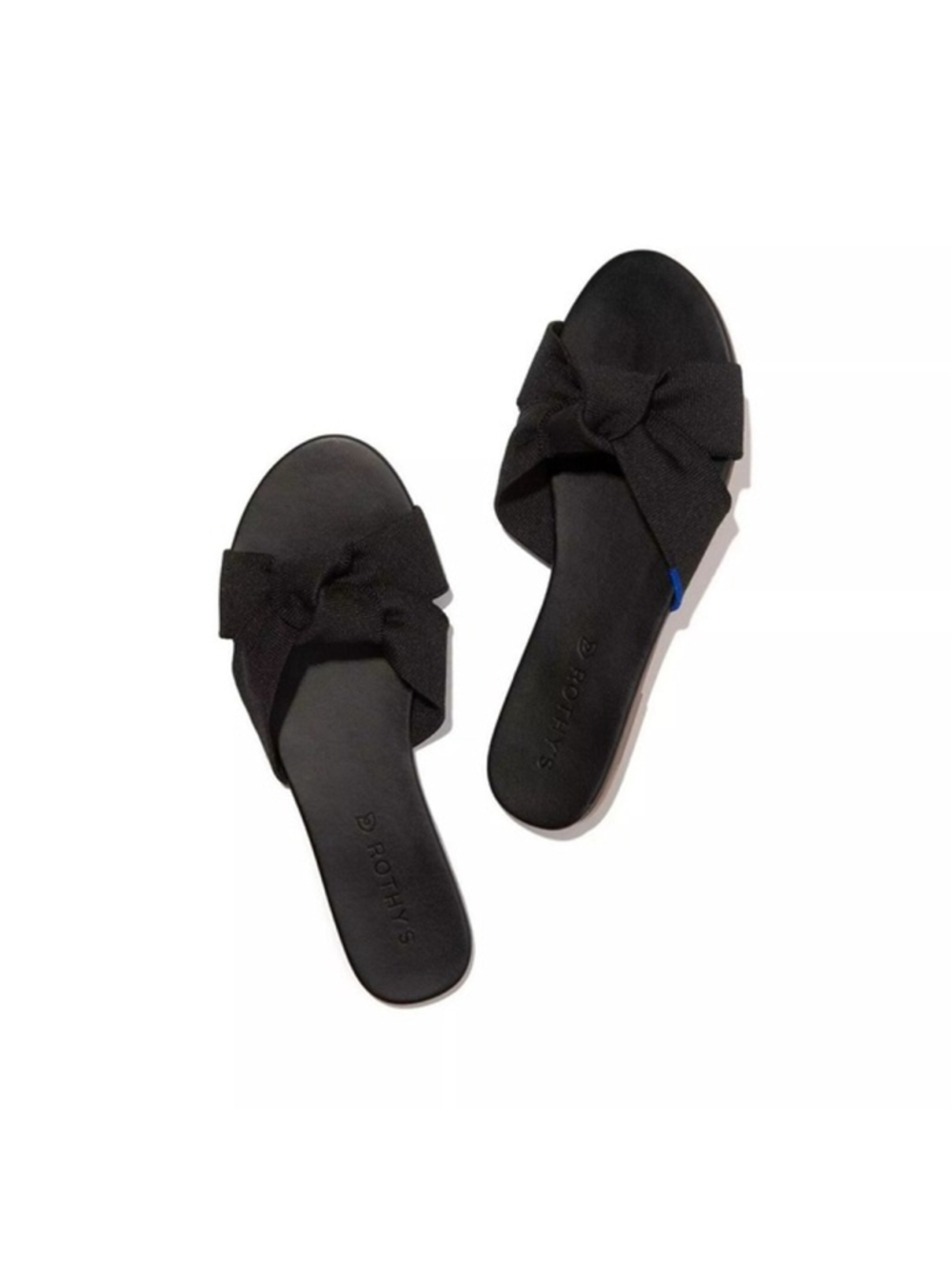 Rothy's The Knot Slide Sandal Black 7.5